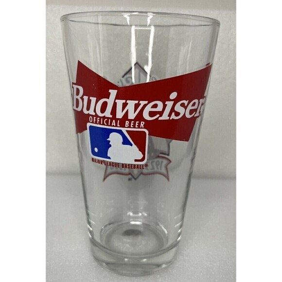 New York Yankees Stadium 75th Anniversary Budweiser Vintage Beer Glass 1923-1998 - Picture 2 of 7